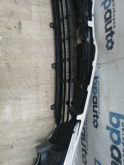 AA045787; Бампер передний; под паркт.; под омыват. (52119-06J20) для Toyota Camry 70 рест. (2021-2024)/БУ; Оригинал; Р1, Мелкий дефект; 