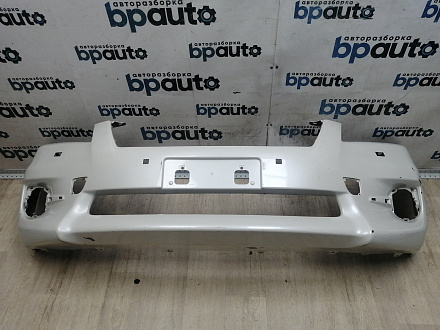 AA046017; Бампер передний; без паркт.; под омыват. (52119-42992) для Toyota Rav4 35 (2010 — 2013)/БУ; Оригинал; Р1, Мелкий дефект; 