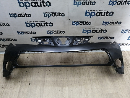 AA044524; Бампер передний; без паркт.; под омыват. (52119-4A904) для Toyota Rav4 40 (2013 — 2015)/БУ; Оригинал; Р1, Мелкий дефект; 