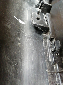 AA045476; Бампер задний; под паркт. (86611-M0000) для Hyundai Creta I (2016-2021)/БУ; Оригинал; Р2, Удовлетворительное; 