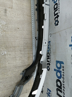 AA045878; Бампер передний; под паркт.; под омыват. (J8A2-17F003-GAW) для Land Rover Range Rover Velar L560 (2017 - 2023)/БУ; Оригинал; Р1, Мелкий дефект; 