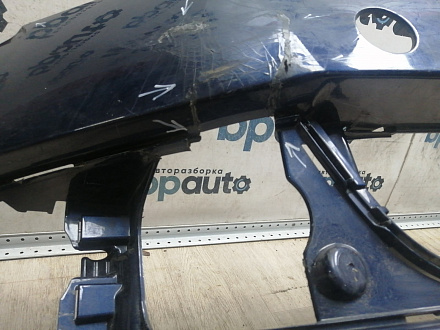 BA000245; Бампер передний; без паркт.; под омыват. (5M0807221N) для Volkswagen Golf Plus II (2009-2014)/БУ; Оригинал; Р2, Удовлетворительное; 