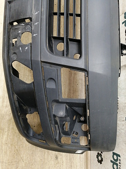 AA033550; Бампер передний; без паркт.; без омыват. (7E0807221) для Volkswagen/БУ; Оригинал; Р1, Мелкий дефект; 