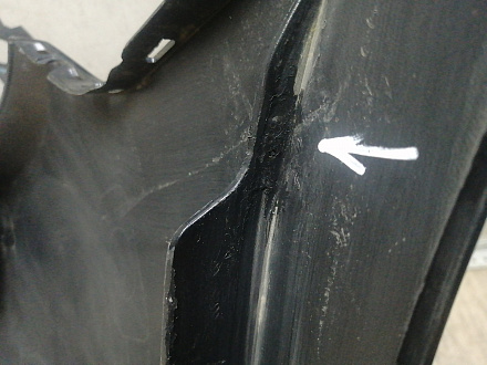 AA045978; Бампер передний; без паркт.; под омыват. (5K0807221) для Volkswagen Golf/БУ; Оригинал; Р1, Мелкий дефект; 