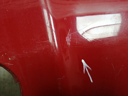 AA045679; Бампер передний; без паркт.; без омыват. (52119-02680) для Toyota Auris I (2007- 2010)/БУ; Оригинал; Р1, Мелкий дефект; 