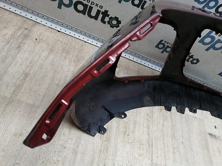 AA045764; Бампер передний; без паркт.; под омыват. (EH44-50031) для Mazda CX-7 I рест. (2009-2012)/БУ; Оригинал; Р1, Мелкий дефект; 