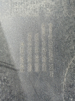 BA000137; Бампер передний; под паркт.; под омыват. (8R0 807 437 M) для Audi Q5 I рест. (2012-2017)/БУ; Оригинал; Р1, Мелкий дефект; 