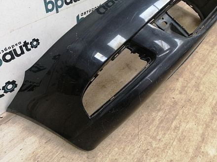 AA039657; Бампер передний; без паркт.; без омыват. (1Z0 807 221 M) для Skoda Octavia/БУ; Оригинал; Р1, Мелкий дефект; 