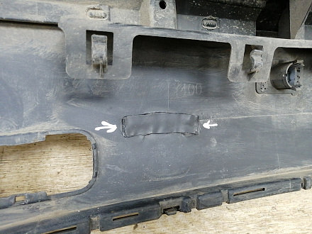 AA025864; Бампер задний - верхн. часть; под паркт. (4H0 807 511) для Audi A8 III (D4) (2010-2014)/БУ; Оригинал; Р1, Мелкий дефект; 