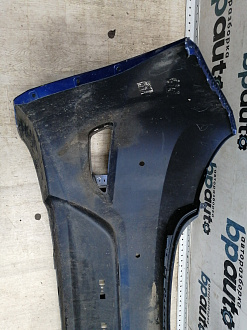 BA000148; Бампер задний; под паркт. (86611-4L200) для Hyundai Solaris I HB (2010- 2014)/БУ; Оригинал; Р1, Мелкий дефект; 