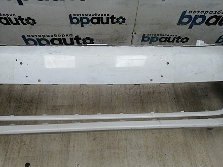 AA045707; Бампер передний; без паркт.; под омыват. (5СU807221A) для Volkswagen Jetta VI рест. (2015-2018)/БУ; Оригинал; Р2, Удовлетворительное; 