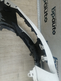 AA046026; Бампер передний; без паркт.; без омыват. (9674576177) для Peugeot 308 I рест. (2011-2015)/БУ; Оригинал; Р2, Удовлетворительное; 