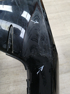 AA045630; Бампер передний; под паркт.; под омыват. (4G0 807 437) для Audi A6 C7/БУ; Оригинал; Р1, Мелкий дефект; 