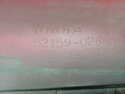 AA045679; Бампер передний; без паркт.; без омыват. (52119-02680) для Toyota Auris I (2007- 2010)/БУ; Оригинал; Р1, Мелкий дефект; 