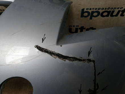 AA045704; Бампер передний; без паркт.; без омыват. (52119-02680) для Toyota Auris I (2007- 2010)/БУ; Оригинал; Р2, Удовлетворительное; 