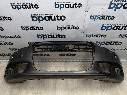 BA000164; Бампер передний; под паркт.; под омыват. (4G0 807 437) для Audi A6 C7/БУ; Оригинал; Р1, Мелкий дефект; 