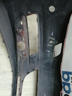 BA000223; Бампер передний; под паркт.; под омыват. (5G0807221) для Volkswagen Golf/БУ; Оригинал; Р1, Мелкий дефект; 