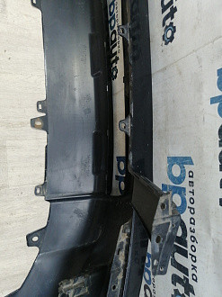 AA046165; Бампер передний; под паркт.; под омыват. (52119-60E01) для Toyota Land Cruiser Prado 150 (2010 — 2013)/БУ; Оригинал; Р1, Мелкий дефект; 