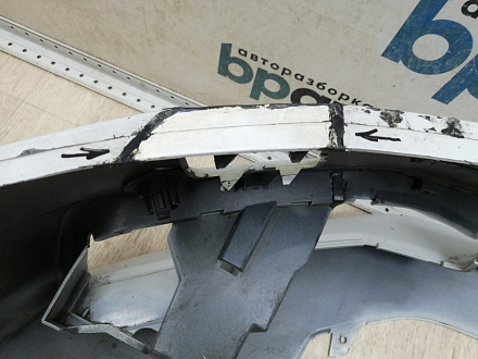 AA045705; Бампер передний, S-line; под паркт.; под омыват. (8K0 807 437 S) для Audi A4 B8/БУ; Оригинал; Р2, Удовлетворительное; 