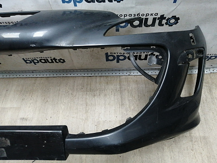 AA045936; Бампер передний; без паркт.; под омыват. (9680484677) для Peugeot 308 I (2008-2011)/БУ; Оригинал; Р2, Удовлетворительное; 