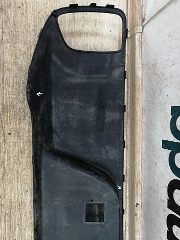 Фотография детали AA029036; Накладка заднего бампера; без паркт. (86683-1Y300) для Kia Picanto II 3D (2011-2015)/БУ; Оригинал; Р1, Мелкий дефект; . Фото номер 9