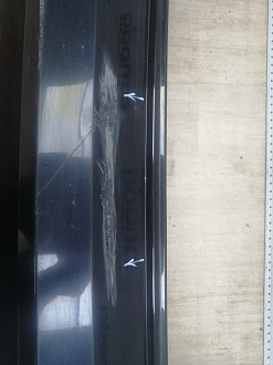 AA046057; Бампер задний; под паркт. (3G5807421) для Volkswagen Passat B8 Sedan (2015-2020)/БУ; Оригинал; Р1, Мелкий дефект; 