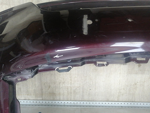 Фотография детали AA045721; Бампер передний; без паркт.; под омыват. (62022-3JA0H) для Infiniti/БУ; Оригинал; Р1, Мелкий дефект; . Фото номер 5