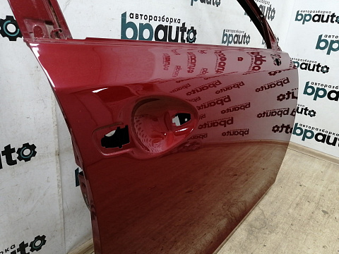 Фотография детали AA018330; Дверь передняя правая (67001-76030) для Lexus CT200H/БУ; Оригинал; Р0, Хорошее; (3R1) Красный перламутр. Фото номер 3