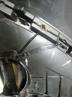 AA045790; Бампер передний; под паркт.; под омыват. (52119-06J20) для Toyota Camry 70 рест. (2021-2024)/БУ; Оригинал; Р2, Удовлетворительное; 