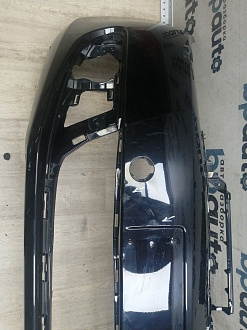 AA045977; Бампер передний; без паркт.; под омыват. (5K0807221) для Volkswagen Golf/БУ; Оригинал; Р1, Мелкий дефект; 