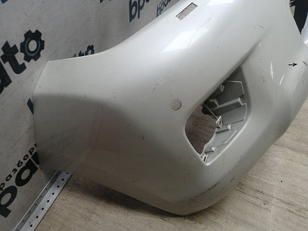 AA045980; Бампер передний; под паркт.; под омыват. (52119-60E01) для Toyota Land Cruiser Prado 150 (2010 — 2013)/БУ; Оригинал; Р1, Мелкий дефект; 