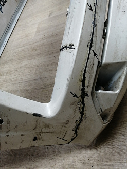 AA046138; Бампер передний, AMG; под паркт.; под омыват. (A1668856425) для Mercedes-Benz GL-klasse II (X166) (2012-2016)/БУ; Оригинал; Р2, Удовлетворительное; 