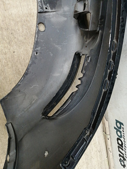 AA039657; Бампер передний; без паркт.; без омыват. (1Z0 807 221 M) для Skoda Octavia/БУ; Оригинал; Р1, Мелкий дефект; 