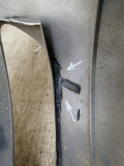 AA020505; Бампер задний; под паркт. (52159-48050) для Lexus RX II (2004 — 2008)/БУ; Оригинал; Р1, Мелкий дефект; 