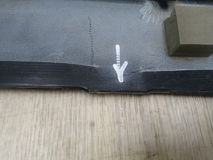 AA046047; Бампер передний; под паркт.; под омыват. (52119-48270) для Lexus RX III (2009 — 2012)/БУ; Оригинал; Р1, Мелкий дефект; 