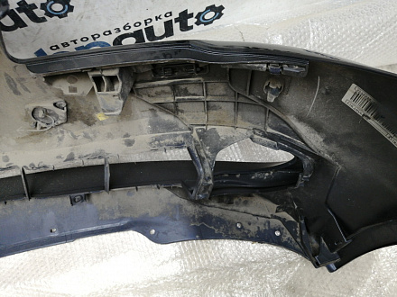 AA004123; Бампер передний, 4 отв. под датчики; под паркт.; под омыват. (51117200712) для BMW 5 серия F10 F11/БУ; Оригинал; Р0, Хорошее; (416) Темно-синий перламутр