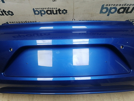 AA046040; Бампер задний; под паркт. (1K8807421M) для Volkswagen Scirocco (2009 - 2014)/БУ; Оригинал; Р1, Мелкий дефект; 