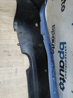 AA046071; Бампер задний, узкий молдинг; под паркт. (85022-BC640) для Nissan Micra III (K12) рест. (2007-2010)/БУ; Оригинал; Р1, Мелкий дефект; 