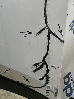 AA045339; Бампер задний (86611-2W000) для Hyundai Santa Fe III (2012 - 2015)/БУ; Оригинал; Р2, Удовлетворительное; 