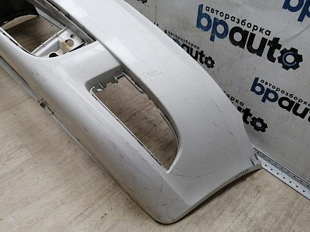 AA045386; Бампер передний; без паркт.; без омыват. (1Z0 807 221 M) для Skoda Octavia/БУ; Оригинал; Р1, Мелкий дефект; 