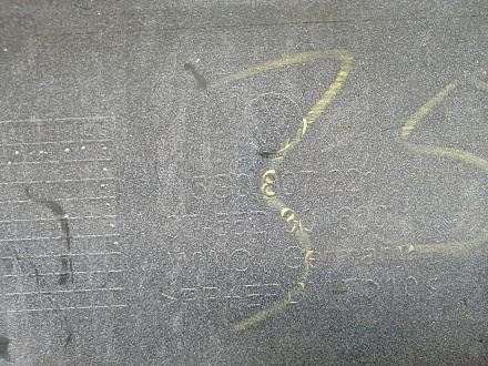 BA000227; Бампер передний; под паркт.; под омыват. (5G0807221) для Volkswagen Golf/БУ; Оригинал; Р1, Мелкий дефект; 