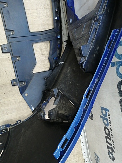 AA045919; Бампер передний; без паркт.; без омыват. (2803127XKQ11A) для Haval F7 I рест. (2022-н.в.)/БУ; Оригинал; Р1, Мелкий дефект; 