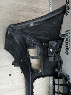 BA000164; Бампер передний; под паркт.; под омыват. (4G0 807 437) для Audi A6 C7/БУ; Оригинал; Р1, Мелкий дефект; 