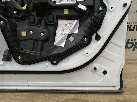 AA037053; Дверь передняя правая (KD53-58010) для Mazda CX-5/БУ; Оригинал; Р0, Хорошее; (34K) Белый перламутр