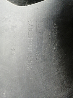 AA045861; Бампер передний; без паркт.; без омыват. (2803101XKZ0YA) для Haval M6 II (2021- н.в.)/БУ; Оригинал; Р1, Мелкий дефект; 