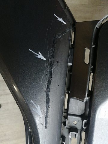 Фотография детали BA000280; Бампер передний; без паркт.; без омыват. (2803100-BQ21) для Changan CS35 Plus I рест. (2021-н.в.)/БУ; Оригинал; Р1, Мелкий дефект; . Фото номер 6