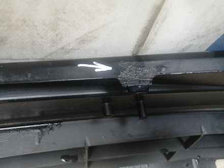 AA045759; Бампер передний; без паркт.; под омыват. (KD45-50031) для Mazda CX-5/БУ; Оригинал; Р1, Мелкий дефект; 