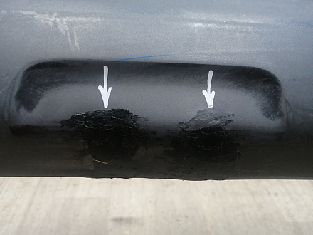 AA045791; Бампер задний; под паркт. (52159-60500) для Toyota Land Cruiser Prado/БУ; Оригинал; Р1, Мелкий дефект; 