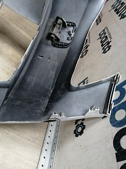 AA045675; Бампер передний; без паркт.; под омыват. (8K0 807 437 A) для Audi A4 B8/БУ; Оригинал; Р1, Мелкий дефект; 