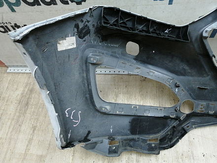 AA044979; Бампер передний; без паркт.; под омыват. (86511-2W000) для Hyundai Santa Fe III (2012 - 2015)/БУ; Оригинал; Р2, Удовлетворительное; 